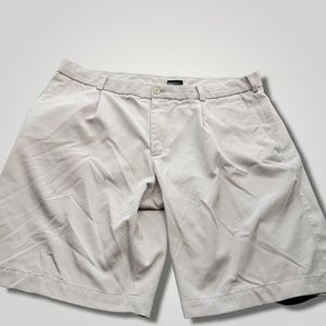 NIKE GOLF FLAT FRONT DRI-FIT SHORTS SIZE 38 LIGHT BONE Pockets